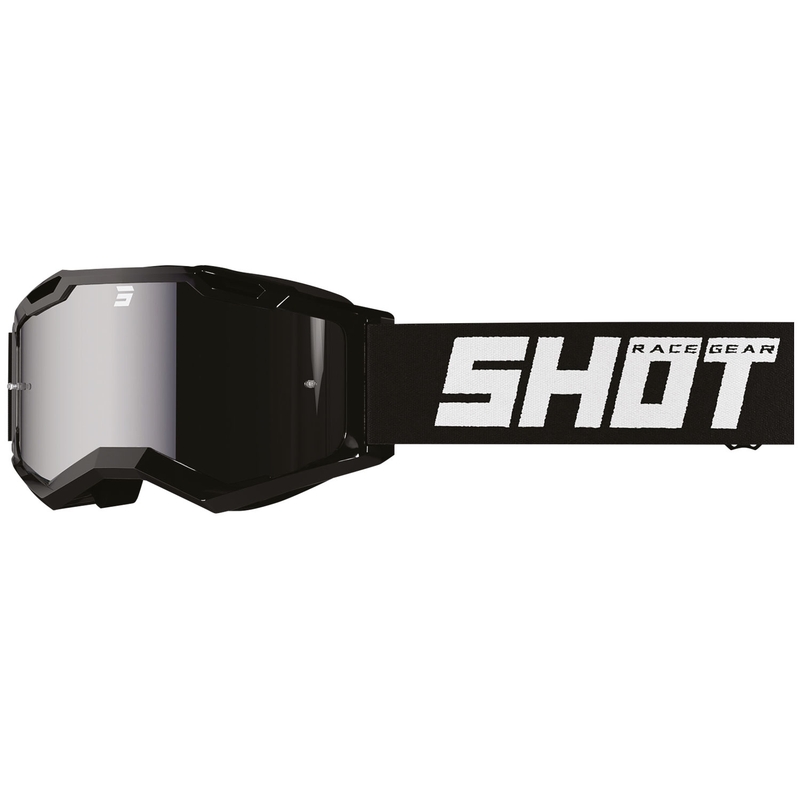 Μαύρα γυαλιά μοτοκρός Shot Rocket Kid 2.0 με φακούς ιριδίου