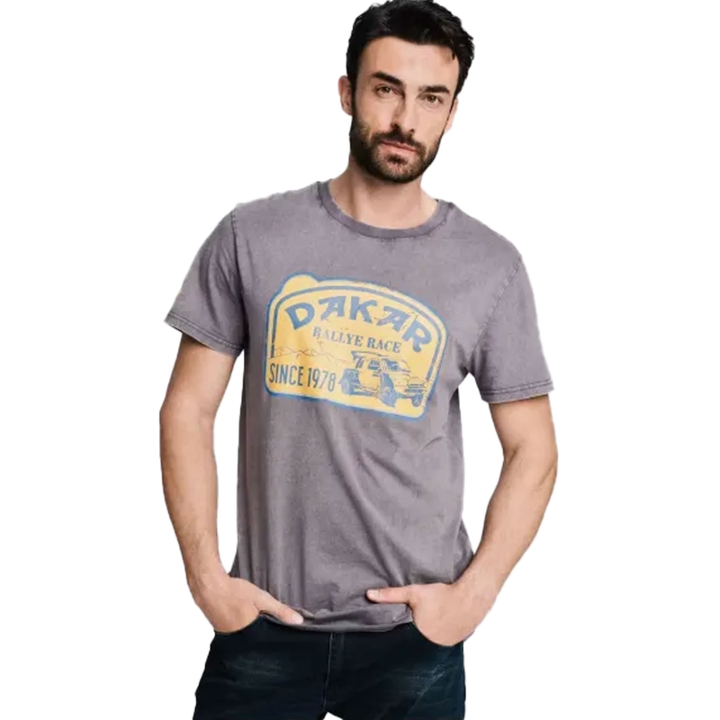Μπλούζα Dakar Vint 01 σκούρο γκρι