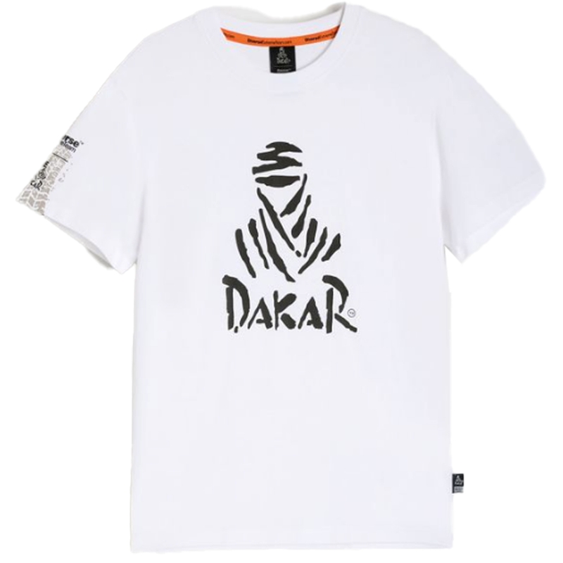 Μπλούζα Dakar DES LOGO25 λευκή