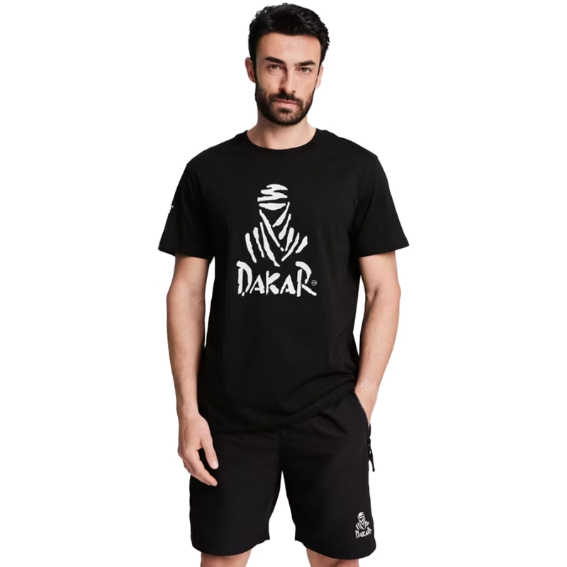 Μαύρο μπλουζάκι Dakar DES LOGO25