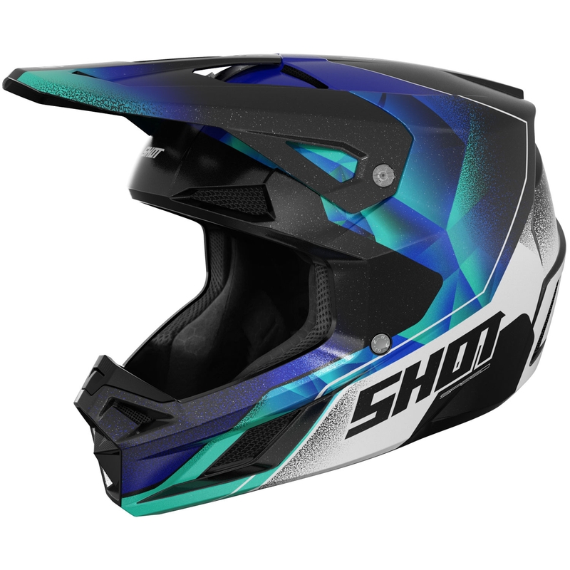 Παιδικό Κράνος Motocross Shot Speed Olymp Pearl Blue