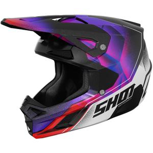 Παιδικό Κράνος Motocross Shot Speed Olymp Pearl Purple