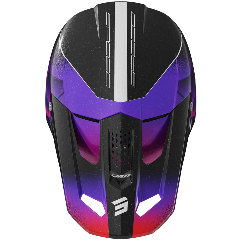 Παιδικό Κράνος Motocross Shot Speed Olymp Pearl Purple