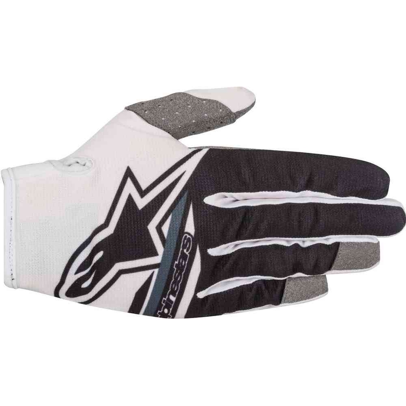 Rukavice na motorku Alpinestars Radar Flight černo-bílé