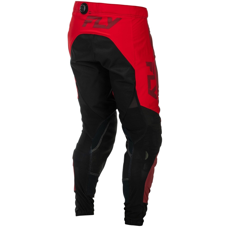 Παντελόνι motocross FLY Racing-USA Lite μαύρο-κόκκινο