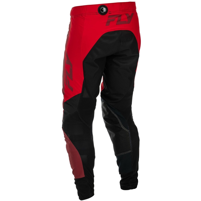 Παντελόνι motocross FLY Racing-USA Lite μαύρο-κόκκινο