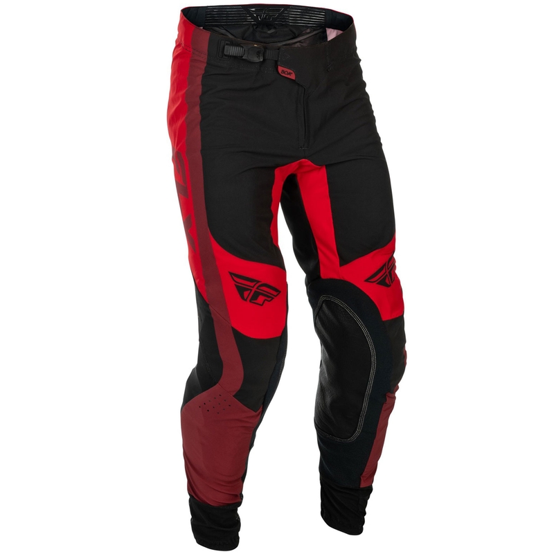 Παντελόνι motocross FLY Racing-USA Lite μαύρο-κόκκινο
