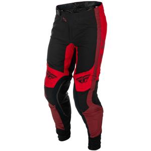 Παντελόνι motocross FLY Racing-USA Lite μαύρο-κόκκινο