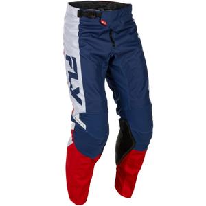 Παντελόνι Motocross FLY Racing - USA Kinetic κόκκινο-λευκό-μπλε