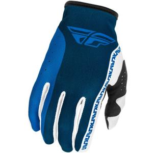 Γάντια motocross FLY Racing - USA Lite μπλε-λευκό