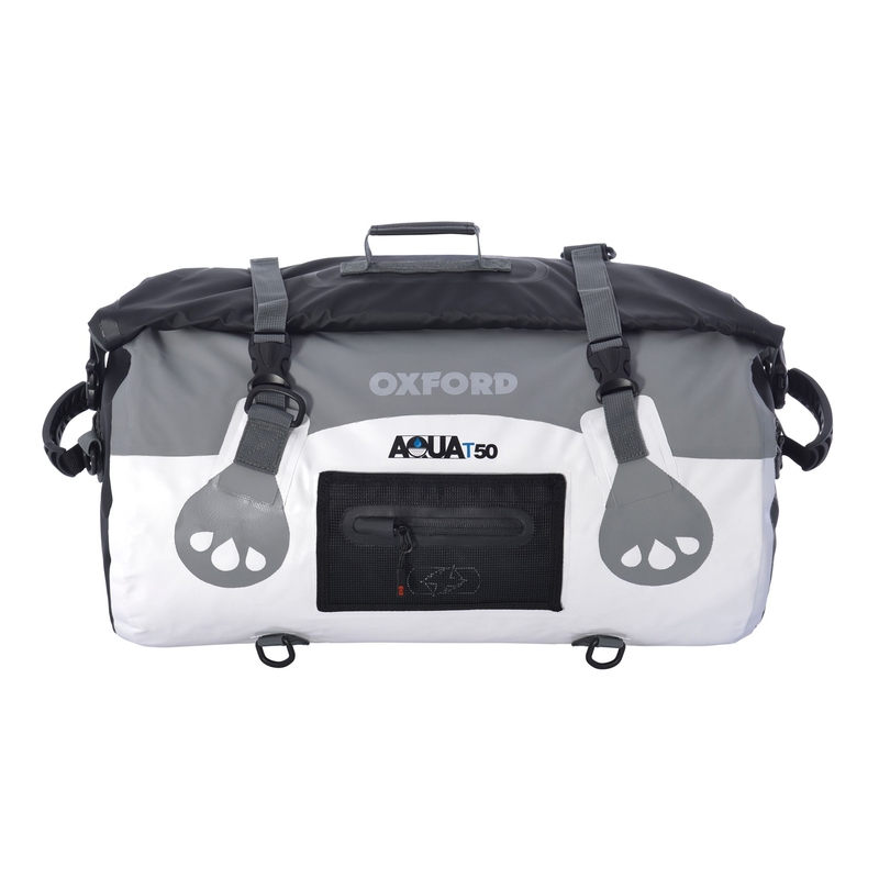 Vodotěsný vak Oxford Aqua50 Roll Bag bílo-šedý