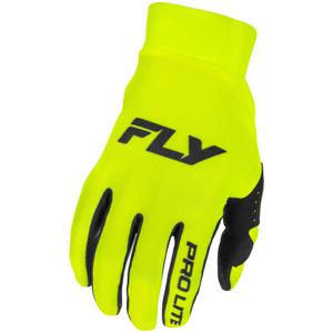 Γάντια motocross FLY Racing - USA Pro Lite υψηλής ορατότητας-μαύρο