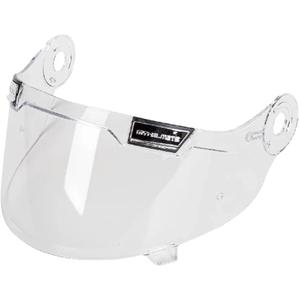 Plexi MT-V-32 Max Vision για κράνη Jarama/Jarama SV διαφανές με ασημί λεπτομέρειες