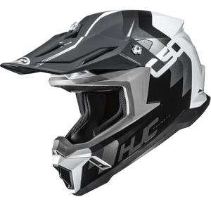 Κράνος μοτοκρός HJC C50 Primal MC5 μαύρο-γκρι-λευκό
