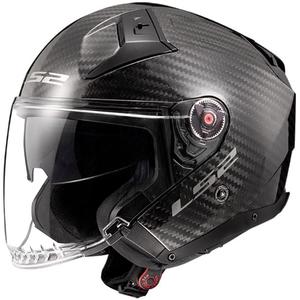 Κράνος μοτοσικλέτας ανοιχτού τύπου LS2 OF603 Infinity II Carbon-06 μαύρο γυαλιστερό