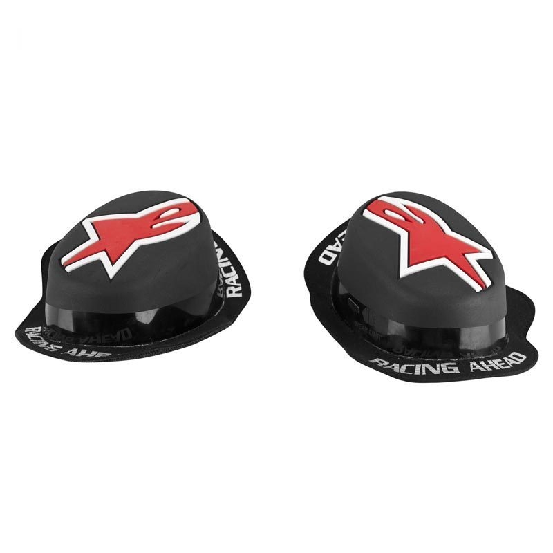 Alpinestars GP Rain μαύρο και κόκκινο γόνατο sliders