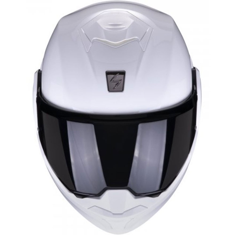 Κράνος Scorpion EXO-TECH EVO αναδιπλούμενο λευκό γυαλιστερό