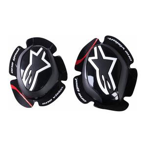 Alpinestars GP Pro Dynamics μαύρα, λευκά και κόκκινα προστατευτικά γόνατος