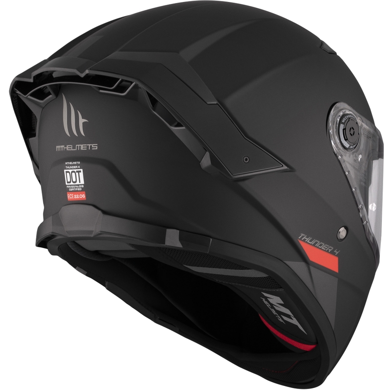 Κράνος μοτοσικλέτας full face MT FF118SV Thunder 4 SV μαύρο ματ