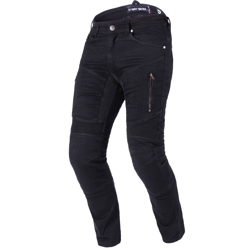 Τζιν Μοτοσικλέτας Street Racer Stretch II CE Μαύρο