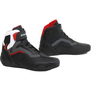 Forma Stinger EVO Flow μαύρο-κόκκινο-λευκό-γκρι μπότες μοτοσικλέτας