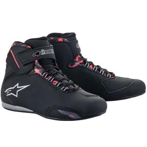 Alpinestars Sektor Αδιάβροχες μπότες μοτοσικλέτας Μαύρο-Κόκκινο-Γκρι-Καμo