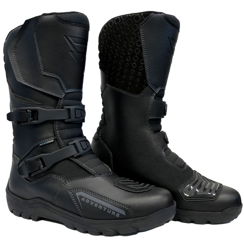 Street Racer Adventure WP Μαύρες μπότες μοτοσικλέτας