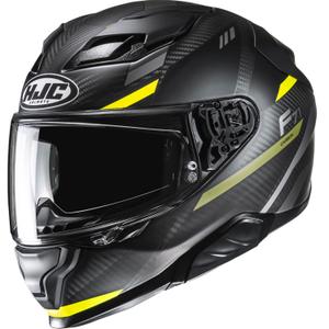 Κράνος μοτοσικλέτας full face HJC F71 CARBON Esira MC3HSF μαύρο-φθοροκίτρινο