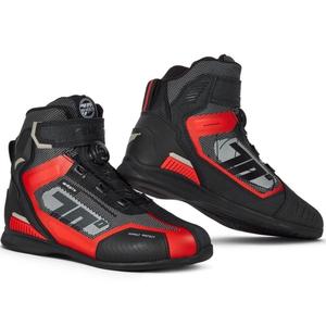 Μπότες μοτοσικλέτας SEVENTY DEGREES SD-BR3 Veloce PRO μαύρο και κόκκινο