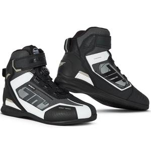 Μπότες μοτοσικλέτας SEVENTY DEGREES SD-BR3 Veloce PRO μαύρο και λευκό