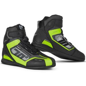 Μπότες μοτοσικλέτας SEVENTY DEGREES SD-BR3 Veloce PRO μαύρο-φλούο κίτρινο