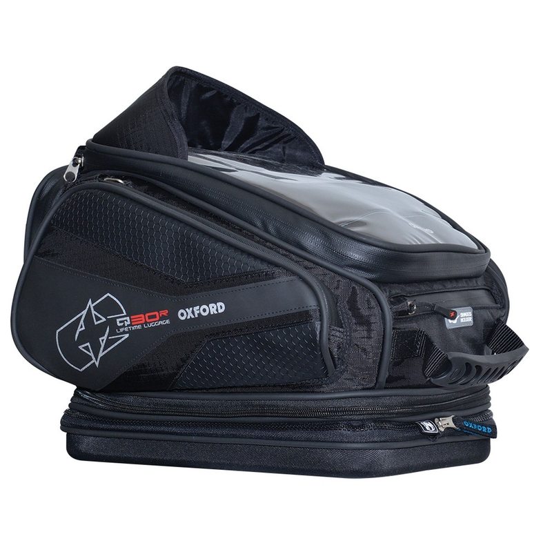 Tankbag για μοτοσικλέτα Oxford Q30R QR μαύρο προσφορά