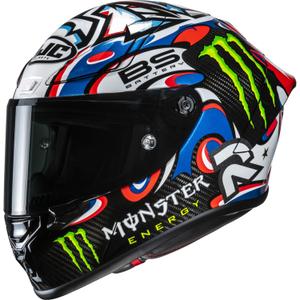Ενσωματωμένο κράνος μοτοσυκλέτας HJC RPHA 1 V2 CARBON Quartararo Le Mans III MC25 πολύχρωμο