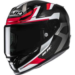 Κράνος μοτοσικλέτας full-face HJC RPHA 12 CARBON Xentra MC1 μαύρο-άσπρο-κόκκινο