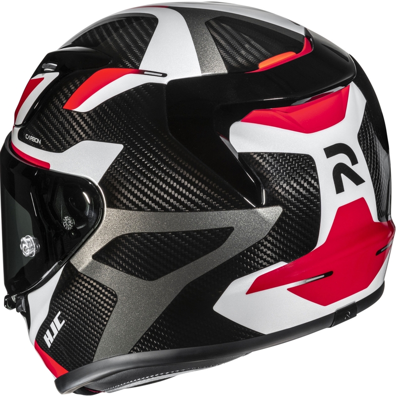 Κράνος μοτοσικλέτας full-face HJC RPHA 12 CARBON Xentra MC1 μαύρο-άσπρο-κόκκινο