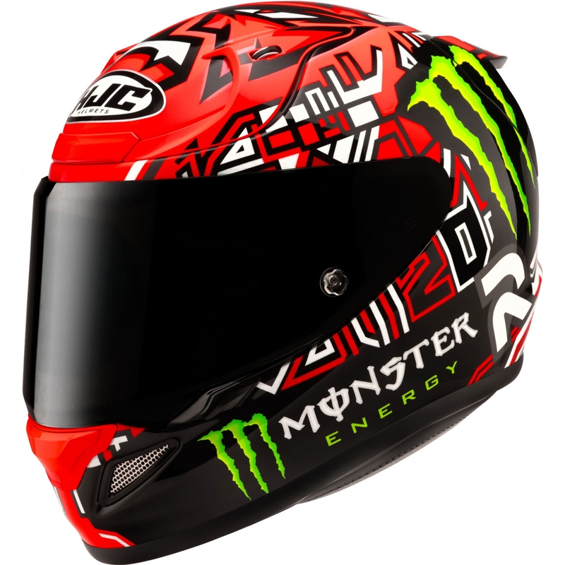 Κράνος μοτοσικλέτας HJC RPHA 12 Quartararo Replica II MC1 full-face κόκκινο-μαύρο