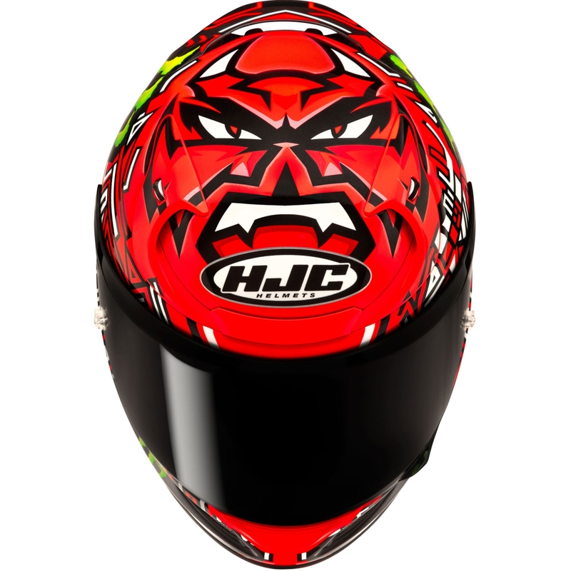 Κράνος μοτοσικλέτας HJC RPHA 12 Quartararo Replica II MC1 full-face κόκκινο-μαύρο