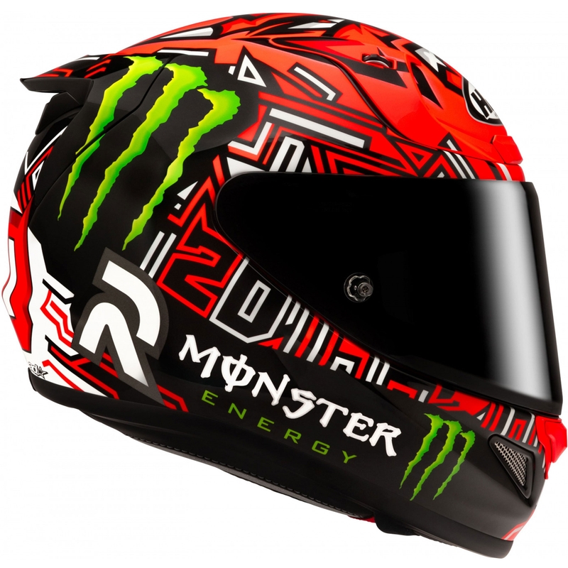 Κράνος μοτοσικλέτας HJC RPHA 12 Quartararo Replica II MC1 full-face κόκκινο-μαύρο