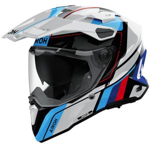 Κράνος Enduro Airoh Commander 2 Skip γυαλιστερό λευκό
