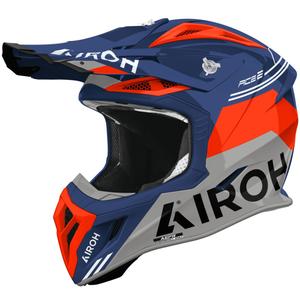 Κράνος μοτοκρός Airoh Aviator ACE 2 Fury γυαλιστερό κυανό-κόκκινο