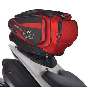 Tankbag και saddlebag Oxford T30R Time Tank 'n' Tailer μαύρο και κόκκινο
