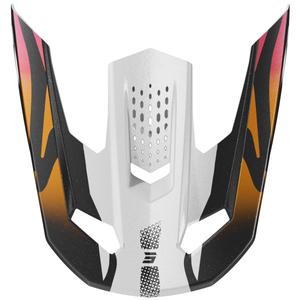 Ζελατίνα κράνους Shot Speed Wave μαργαριταρένια μαύρη-λευκή