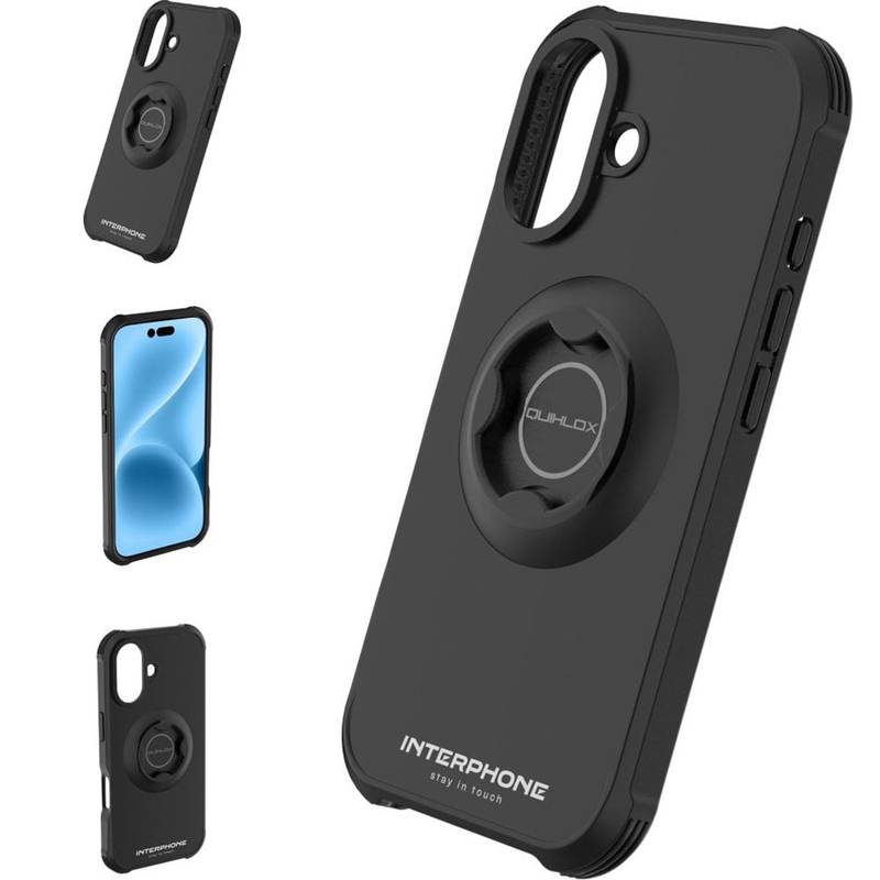 Θήκη Interphone QUIKLOX Tetraforce-Apple iPhone 17 μαύρη