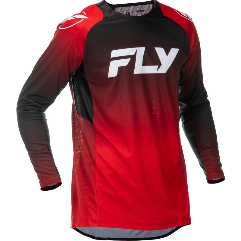 Φανέλα motocross FLY Racing Evolution κόκκινη-μαύρη-λευκή