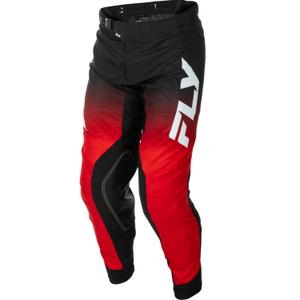 Παντελόνι motocross FLY Racing Evolution κόκκινο-μαύρο-λευκό