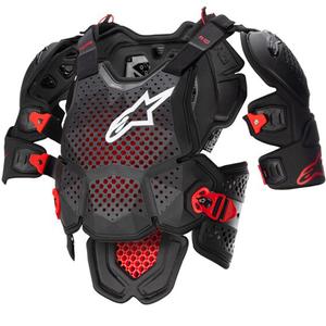 Προστατευτικό σώματος Alpinestars A-10 2 μαύρο-ανθρακί-κόκκινο