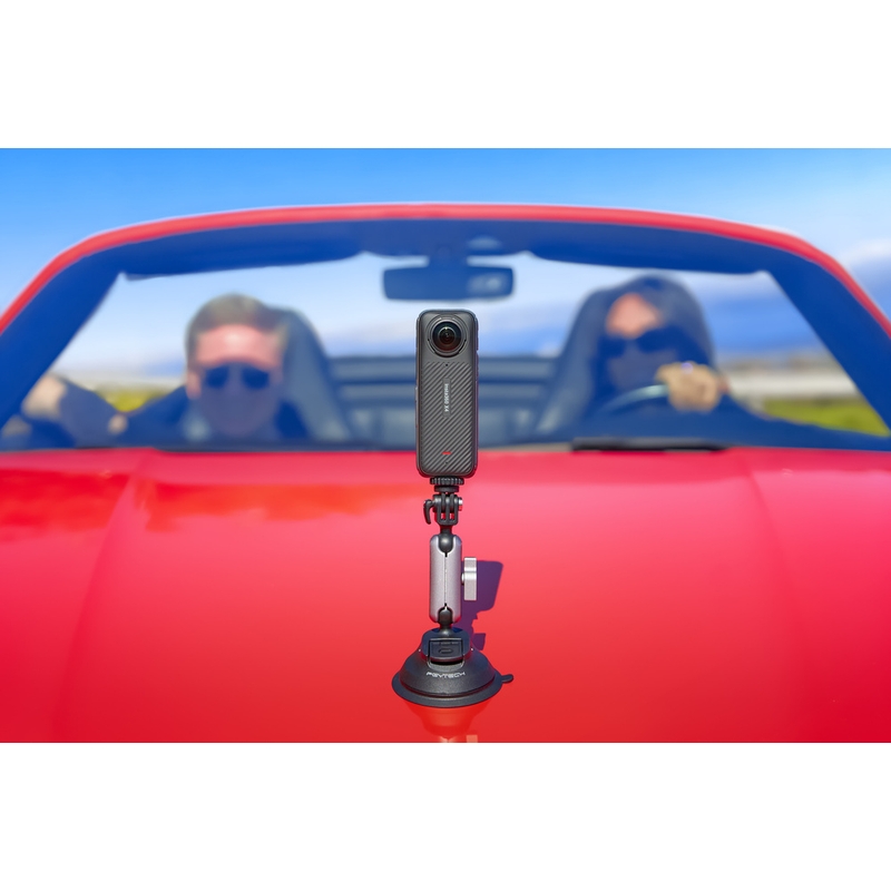Κάμερα δράσης μοτοσικλέτας Insta360 X4 σε μαύρο χρώμα