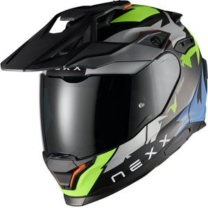 Κράνος μοτοσικλέτας Enduro NEXX Y.TRAVL Primal μαύρο-φθοροκίτρινο