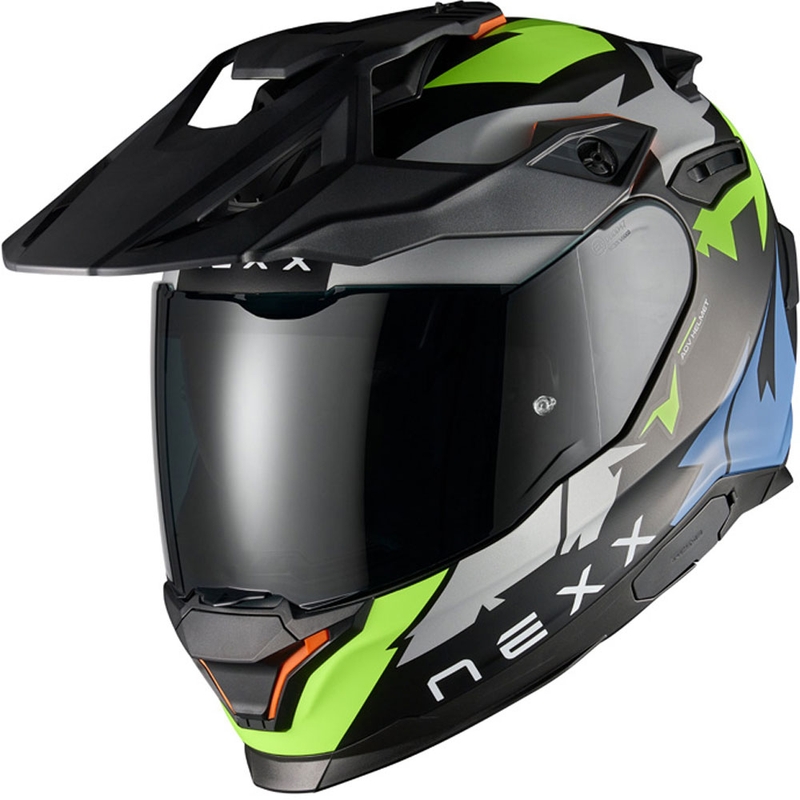 Κράνος μοτοσικλέτας Enduro NEXX Y.TRAVL Primal μαύρο-φθοροκίτρινο