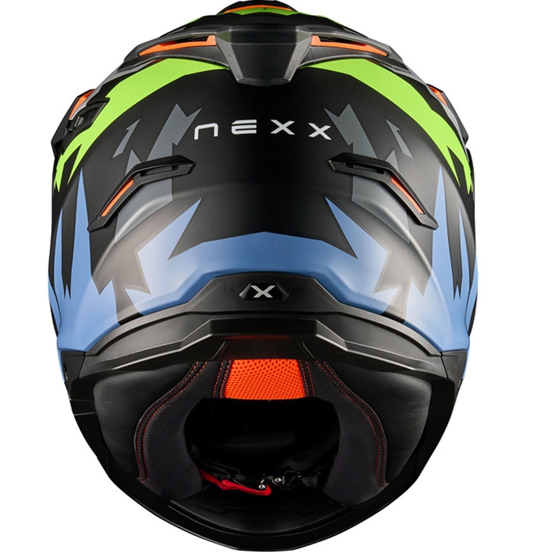 Κράνος μοτοσικλέτας Enduro NEXX Y.TRAVL Primal μαύρο-φθοροκίτρινο